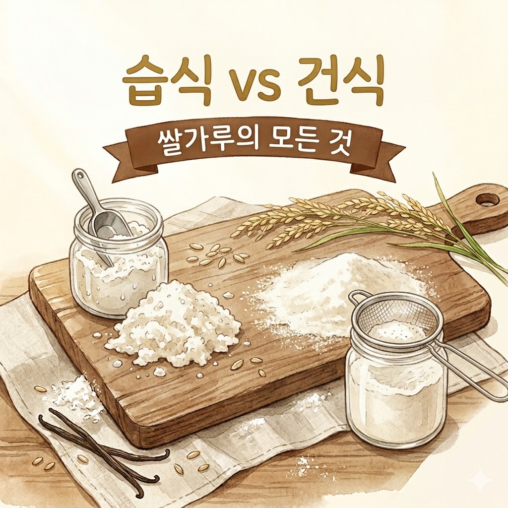 습식 건식 쌀가루
