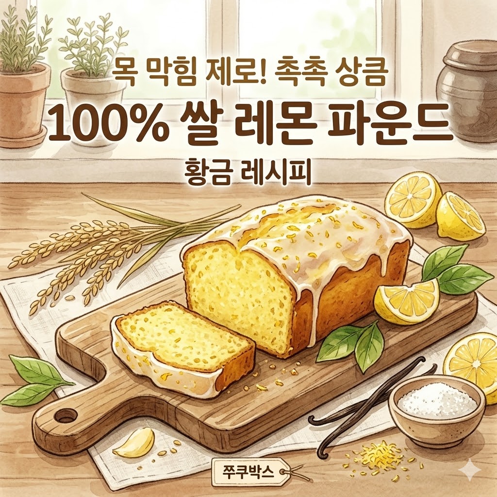 쌀 레몬 파운드